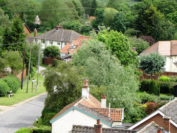 Bredfield viewed from above